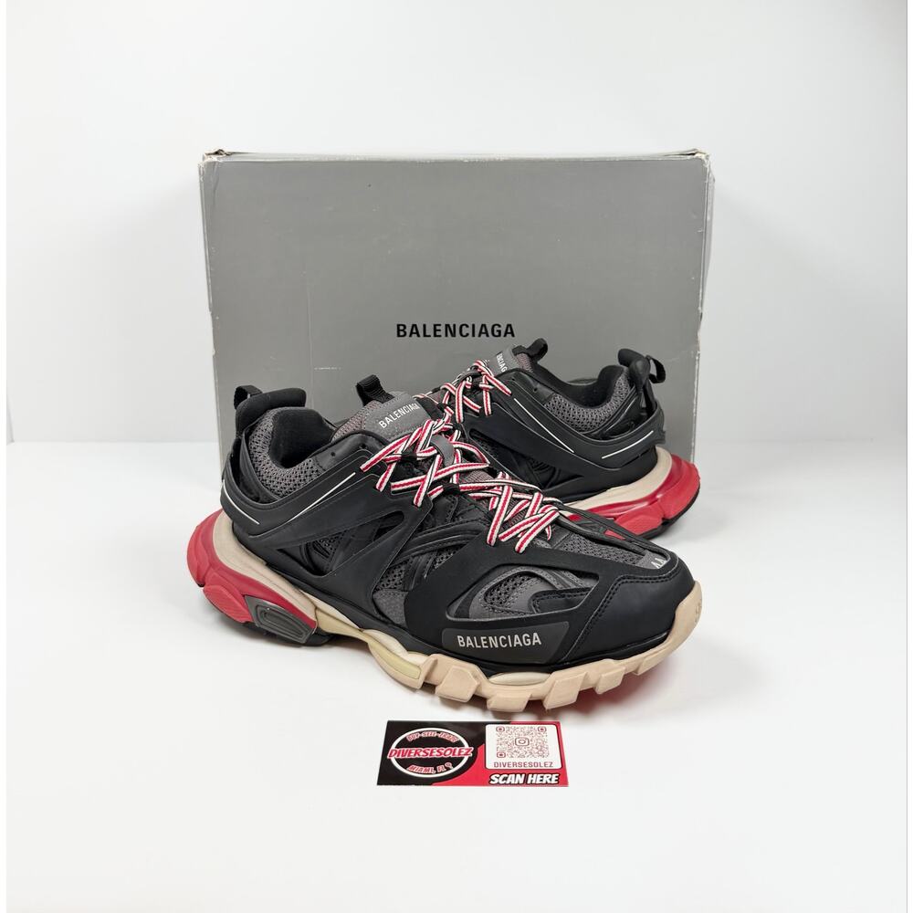 Size 44EU/11US - Balenciaga Track Black Red Sneakers